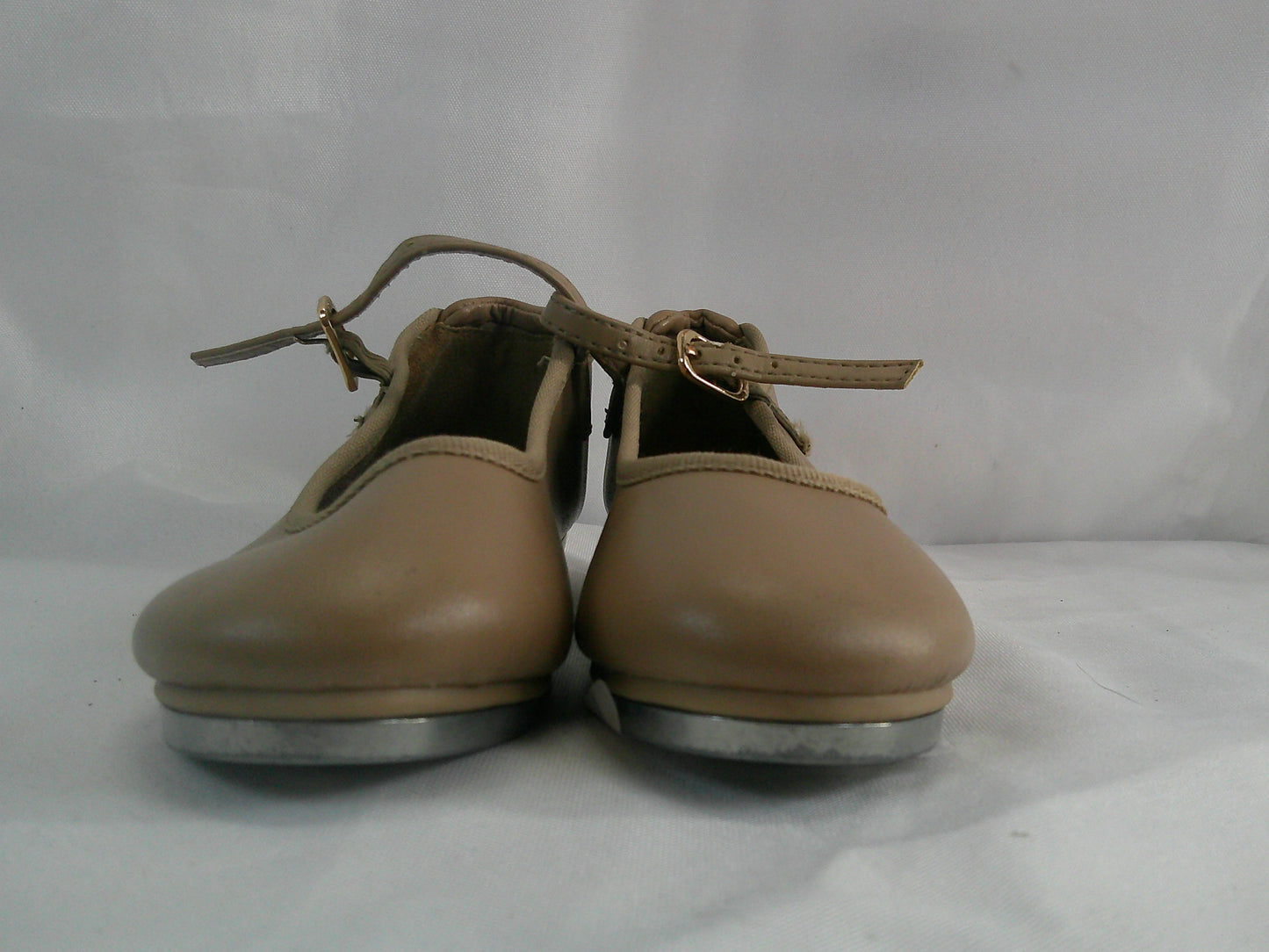 Pre-Owned Tap Shoes Danshuz 751 Toddler 8.5M Tan Mary Jane Buckle