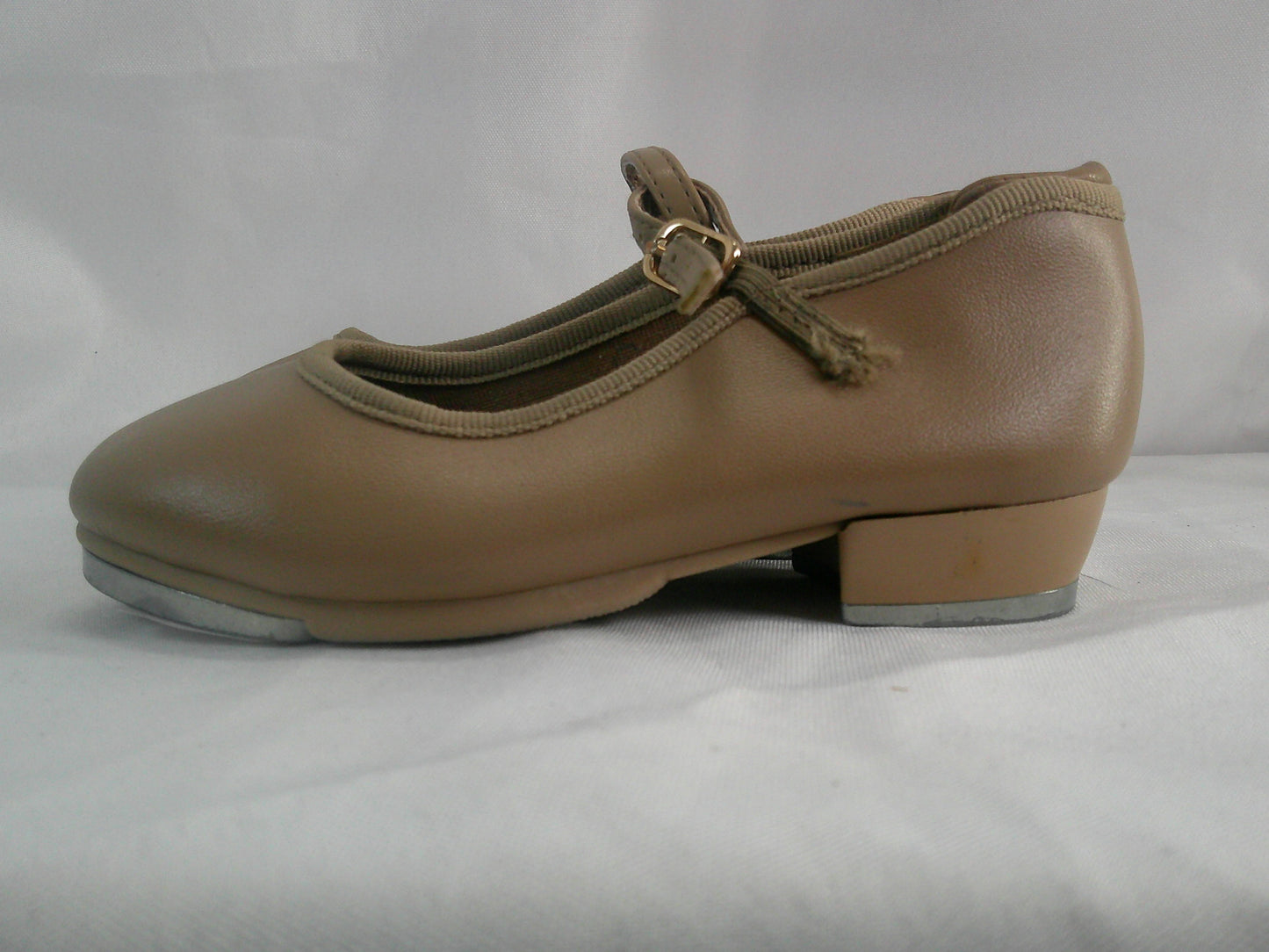 Pre-Owned Tap Shoes Danshuz 751 Toddler 8.5M Tan Mary Jane Buckle