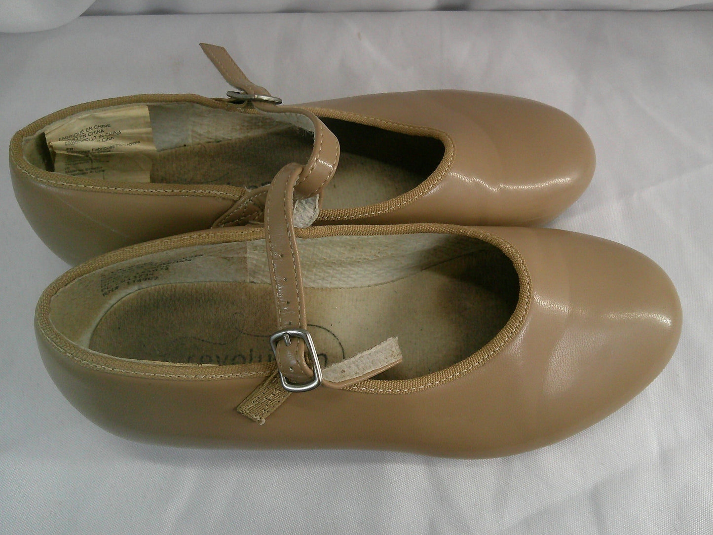 Pre-Owned Tap Shoes Revolution 826 Adult 6M Mary Jane Leather Buckle