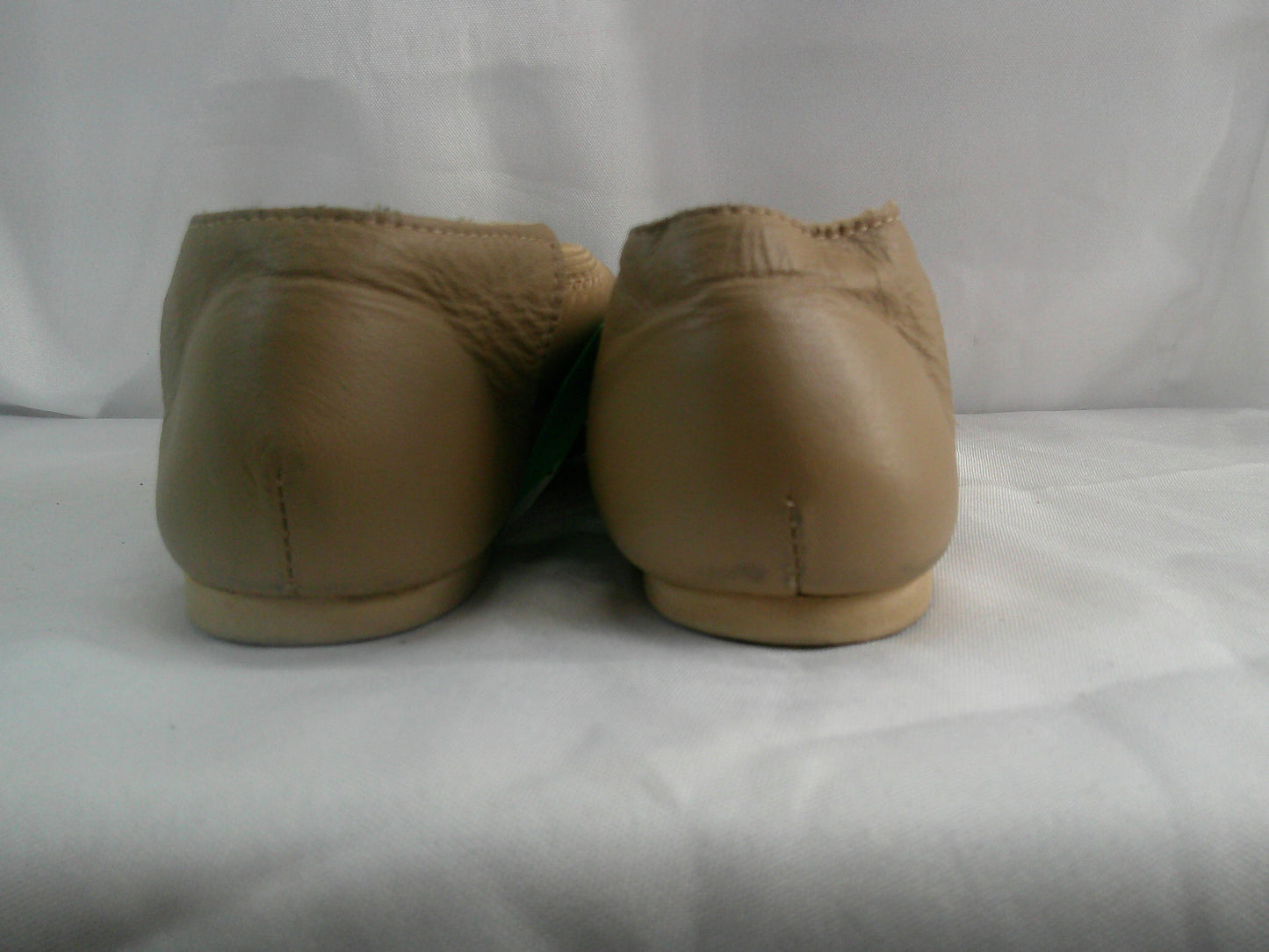 Pre-Owned Jazz Shoes So Danca JZ43 Tan Adult 7.5XW Pull On Leather Split Sole