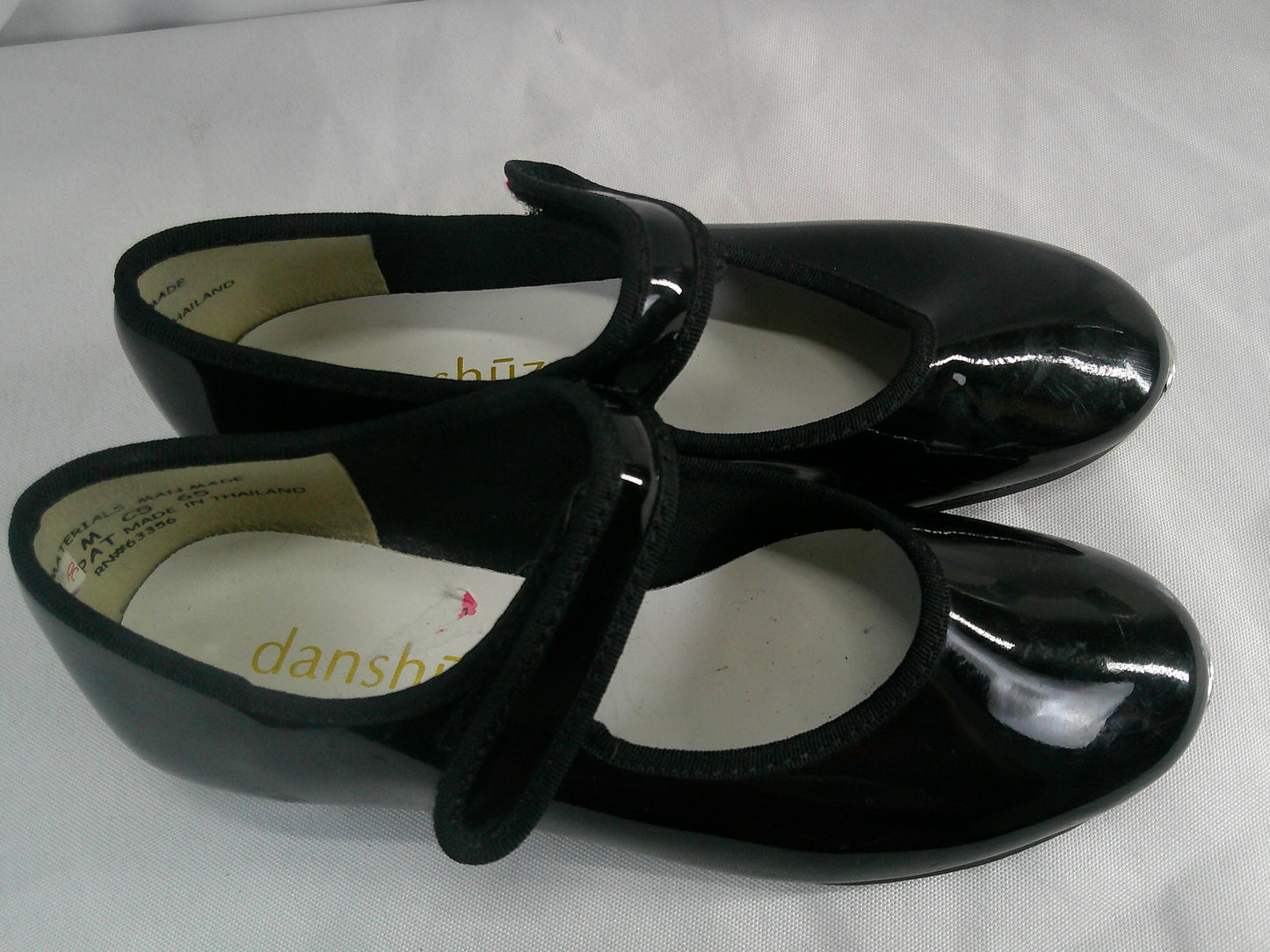 Pre-Owned Tap Shoes Danshuz Toddler 12M Mary Jane Leather Easy Strap