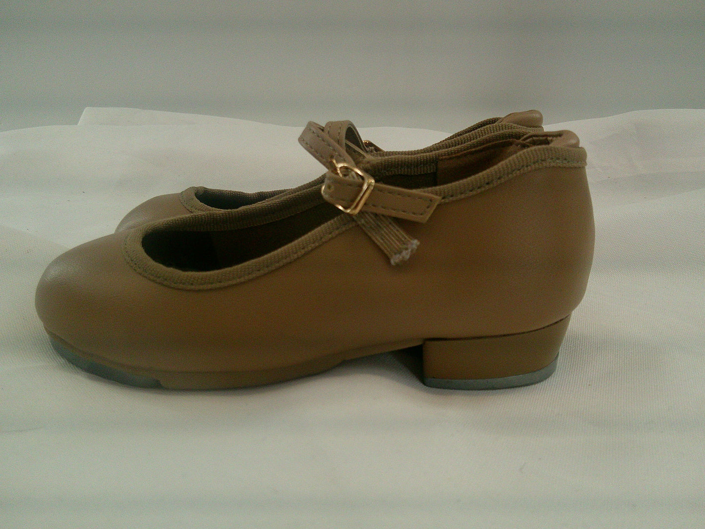 Pre-Owned Tap Shoes Dancing Fair Toddler 8M Mary Jane Leather Buckle