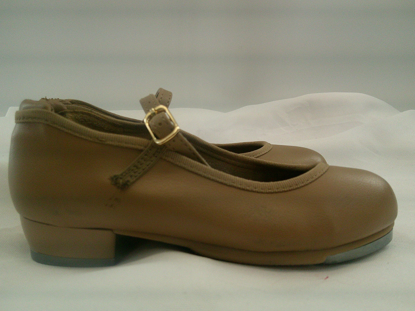 Pre-Owned Tap Shoes Dancing Fair Toddler 9.5M Mary Jane Leather Buckle