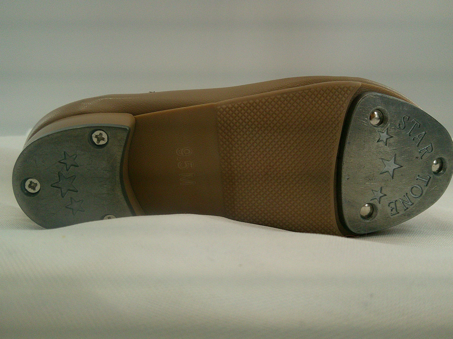 Pre-Owned Tap Shoes Dancing Fair Toddler 9.5M Mary Jane Leather Buckle