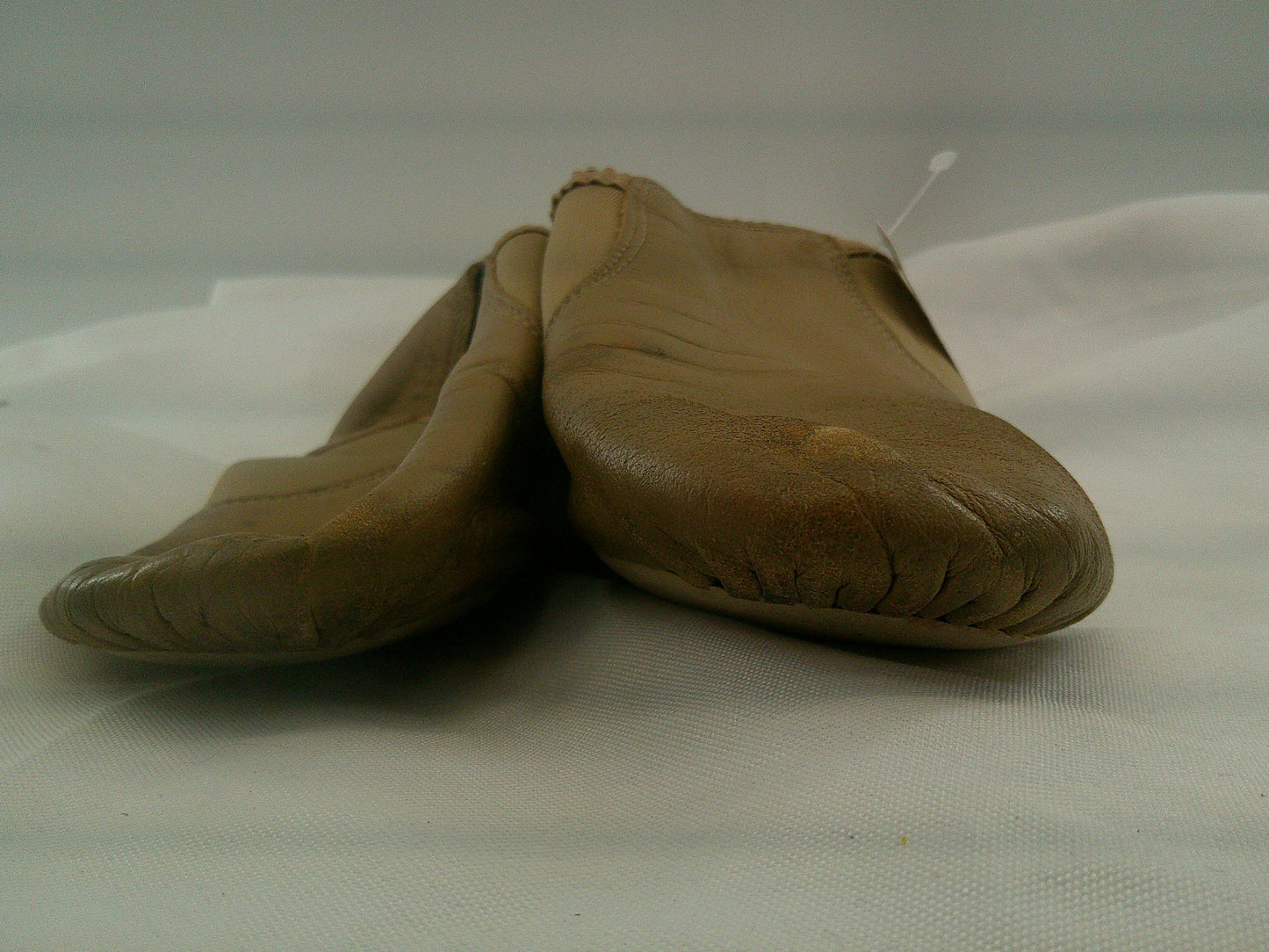 Pre-Owned Jazz Shoes Capezio EJ2 6M Tan Leather Split Sole