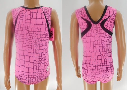 Pre-Owned Leotard GK  E2498 Small Child Watermelon Black  Ballet