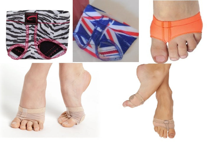 New Contemporary Shoes Capezio Gel Foot Undeez in fun Prints