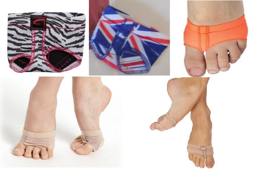 New Contemporary Shoes Capezio Gel Foot Undeez in fun Prints