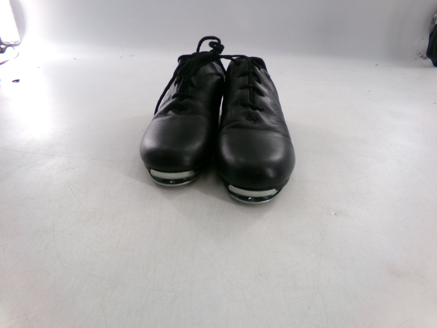 Pre-Owned Buck Clogging Shoes Steven Stompers Adult 8.5M Oxford Leather Split Sole