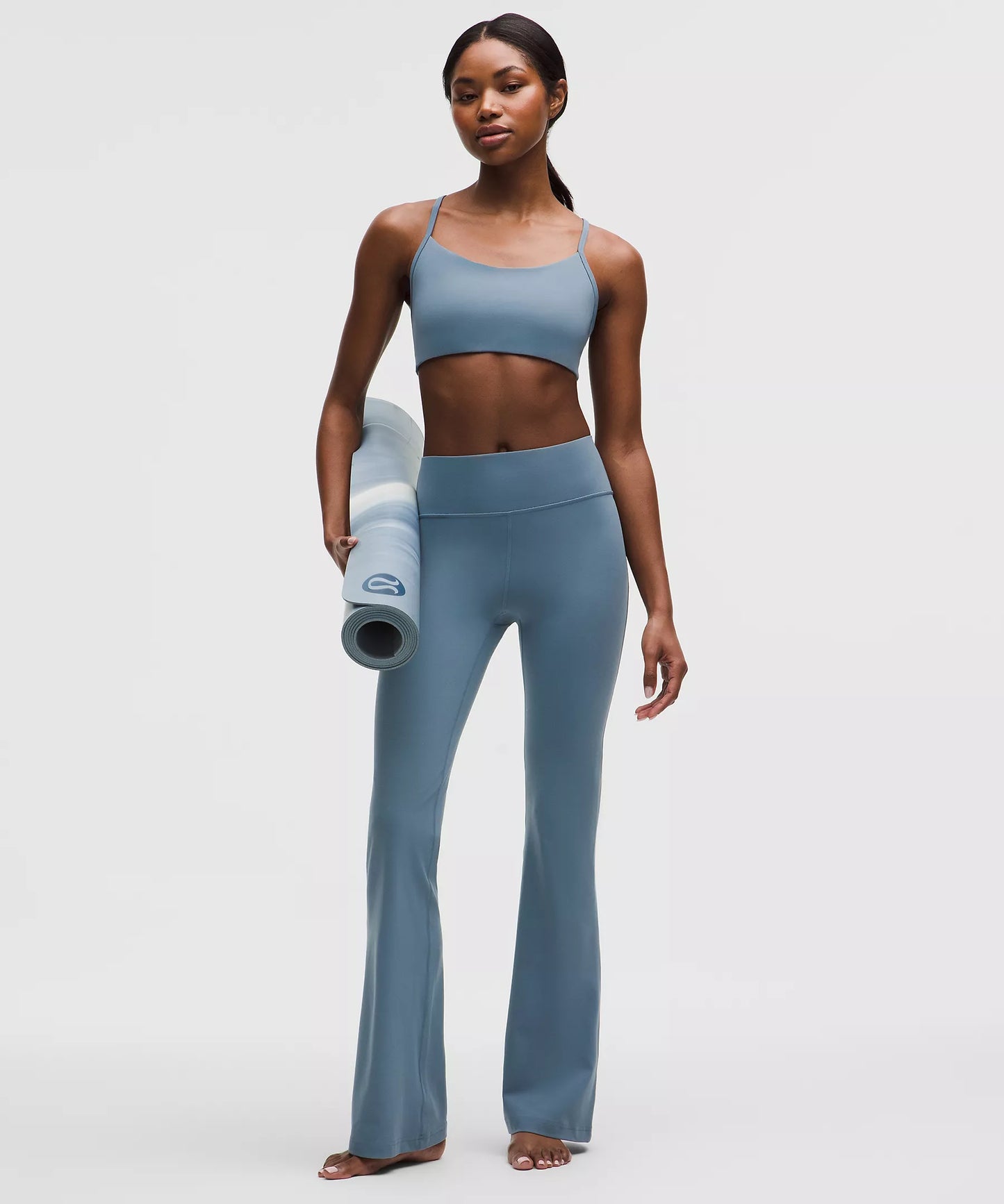Pre-Owned Flare Pants Lululemon Yoga Blue Small Adult Tap Ballet