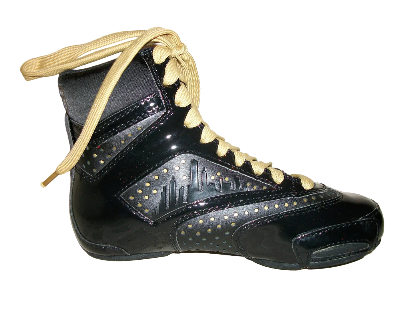 New Closeout Hip Hip Cheer Shoes Frontline MFL15 City of Gold Size 4.5M and 5M