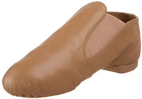 New Jazz Shoes Capezio CG05C Child Tan Black Split Sole Stretch Slip On