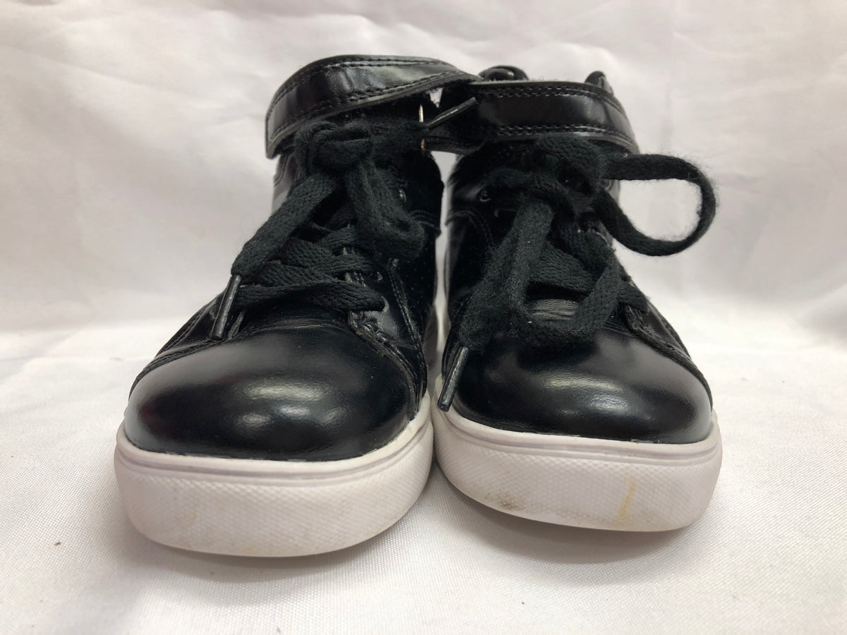 Pre-Owned Hip Hop Sneakers Weissman Kids 11M High Top W360 Vinyl Black