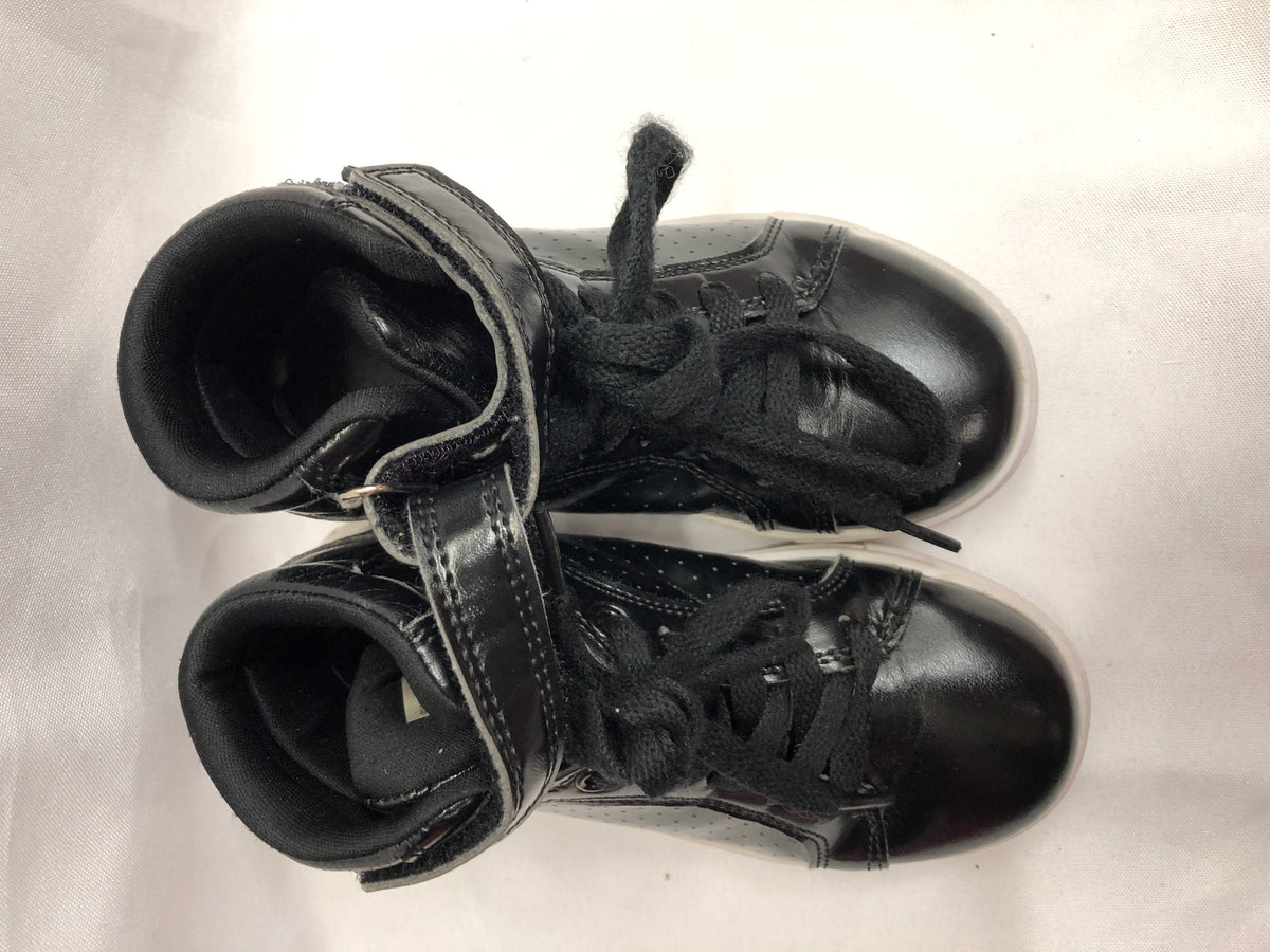 Pre-Owned Hip Hop Sneakers Weissman Kids 11M High Top W360 Vinyl Black