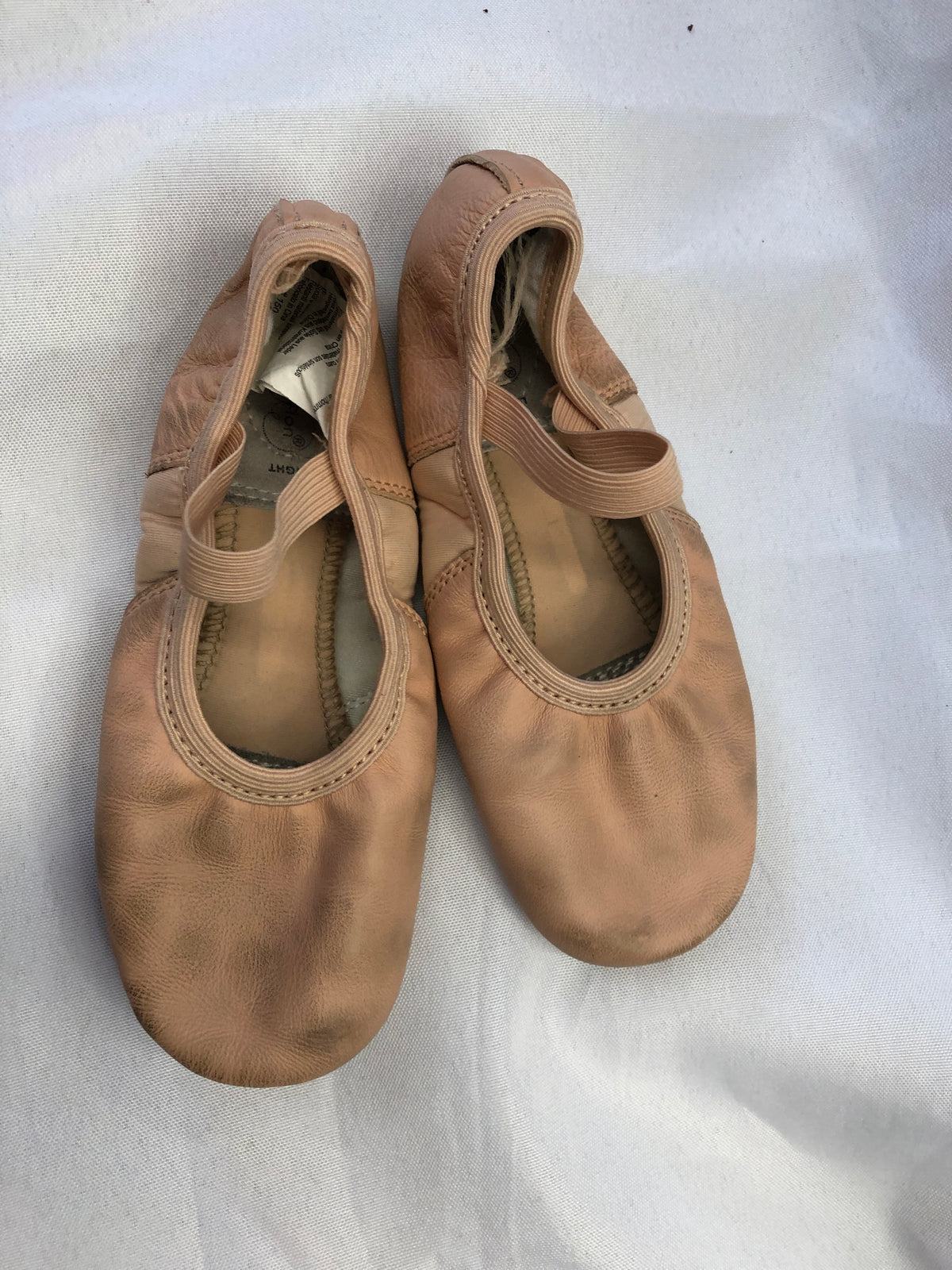 Pre-Owned Ballet Shoes Revolution 150 Pink Child 3M Leather Split Sole Stretch