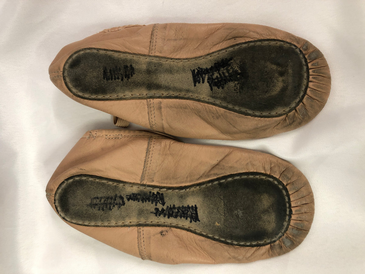 Pre-Owned Ballet Shoes ABT Big Kid 2M Leather Single Strap Full Sole