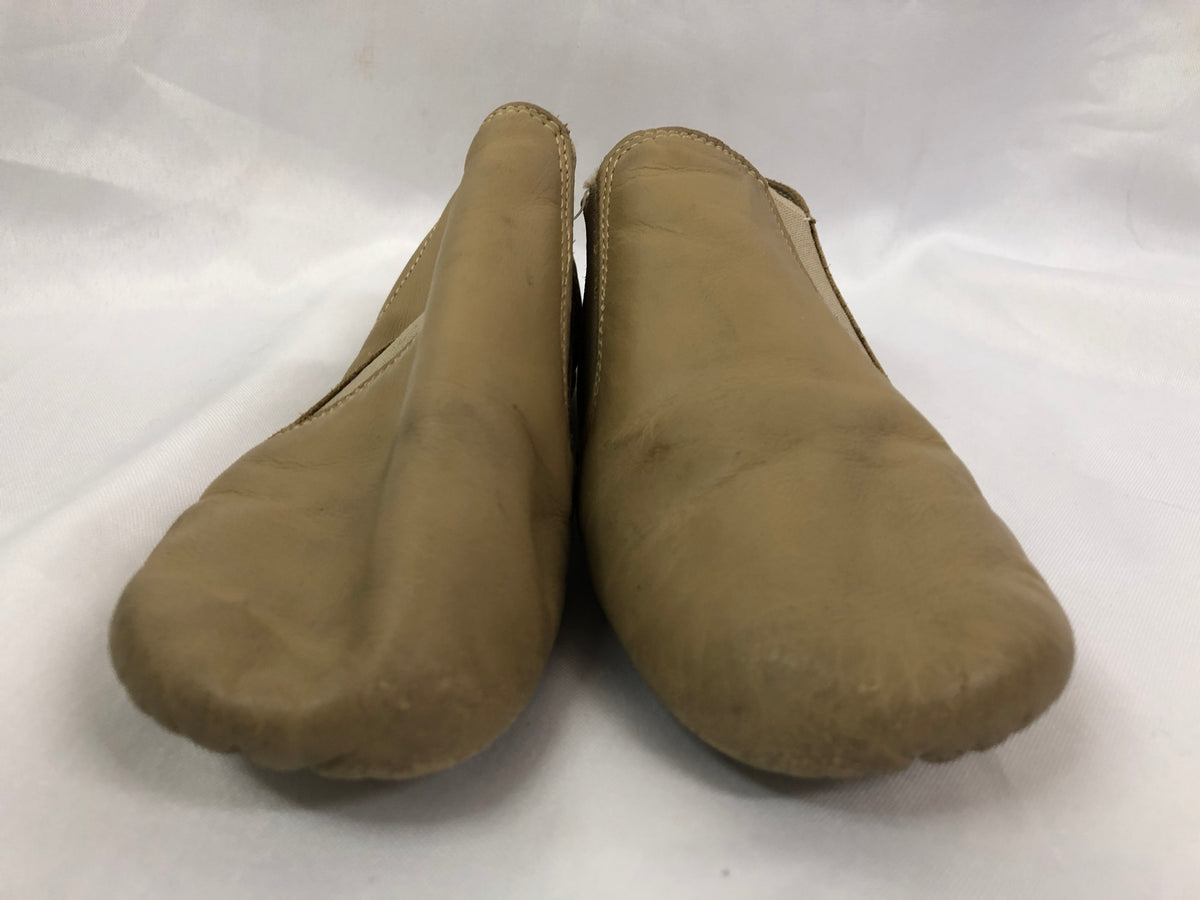 Pre-Owned Jazz Shoes Revolution Adult 2M Slip On Leather Split Sole