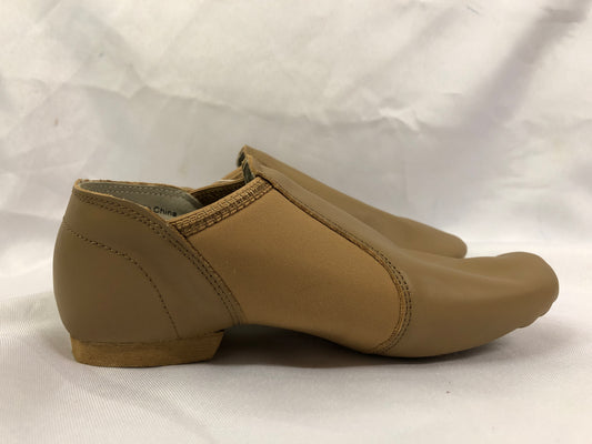 Pre-Owned Jazz Shoes Stelle Child 2M Leather Slip On