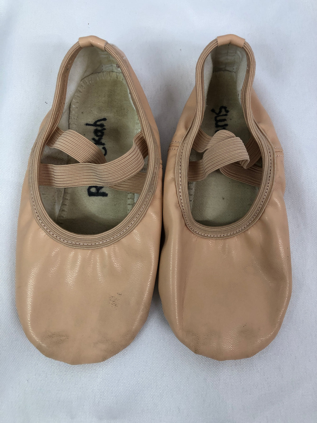 Pre-Owned Ballet Shoes Stelle Child 10M Leather Single Strap Full Sole