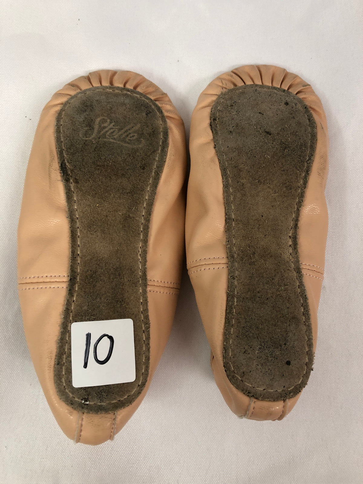 Pre-Owned Ballet Shoes Stelle Child 10M Leather Single Strap Full Sole