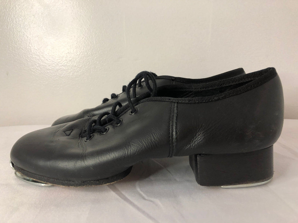 Pre-Owned Clogging Shoes Steven Stompers Adult 6M Oxford Leather Split Sole