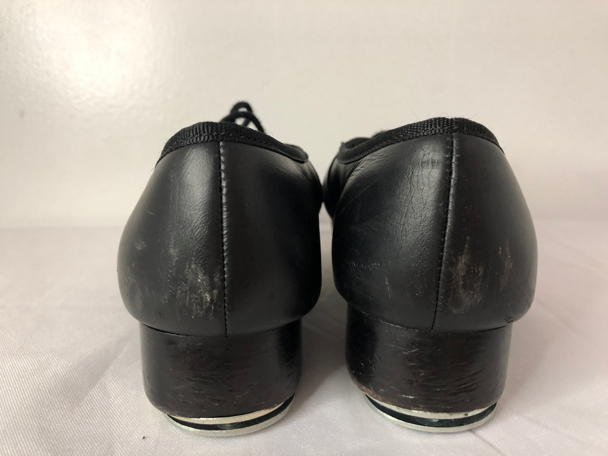 Pre-Owned Clogging Shoes Steven Stompers Adult 6M Oxford Leather Split Sole