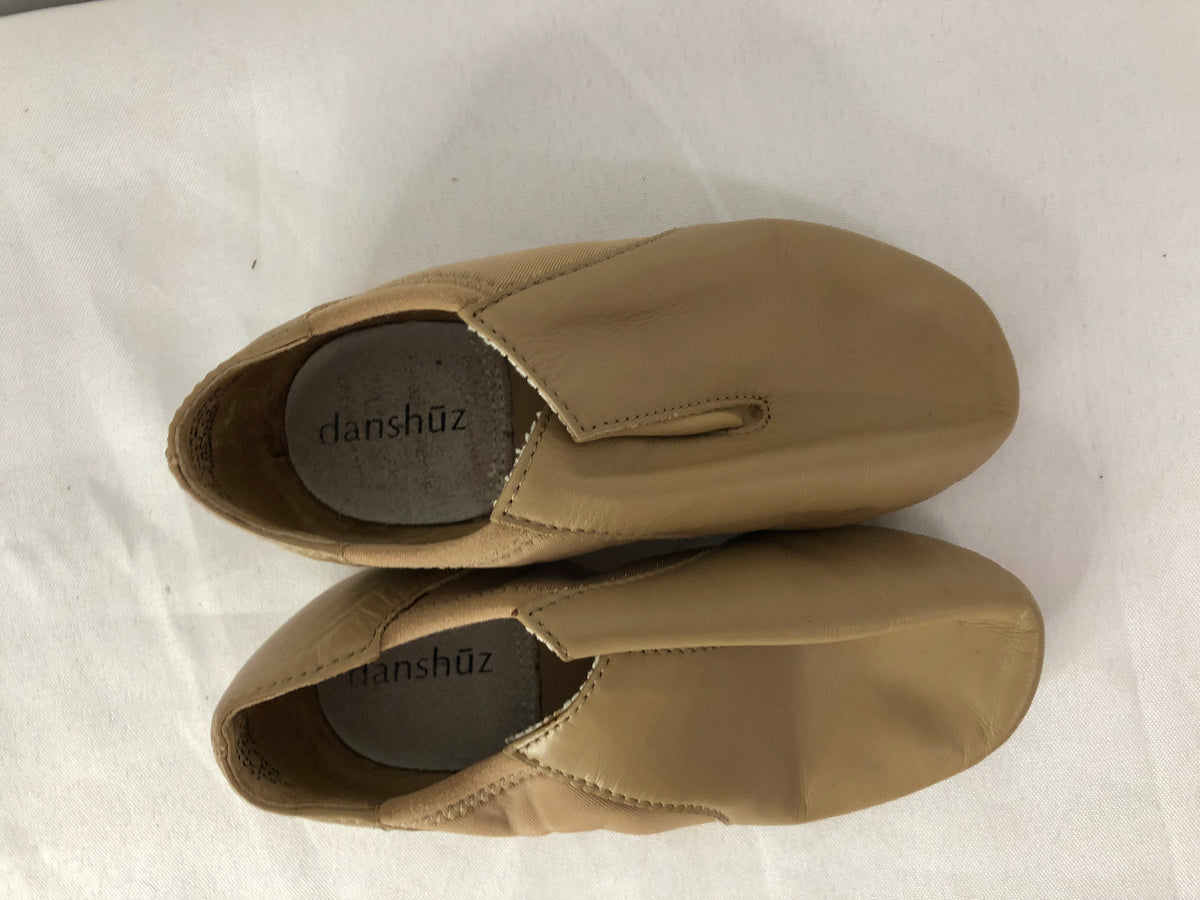 Pre-Owned Jazz Shoes Danshuz Big Kid 3M Slip On Leather