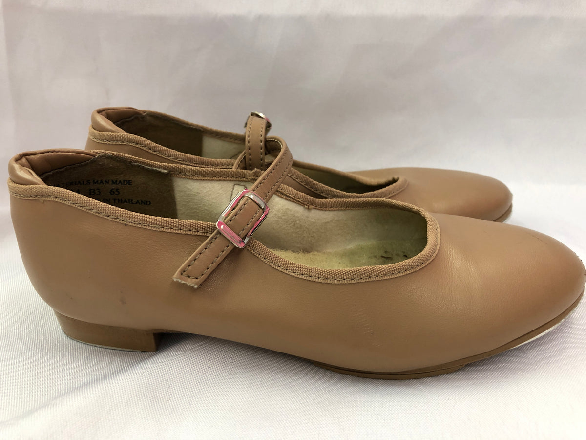Pre-Owned Tap Shoes Theatricals T9200C Child 1.5M Leather Buckle