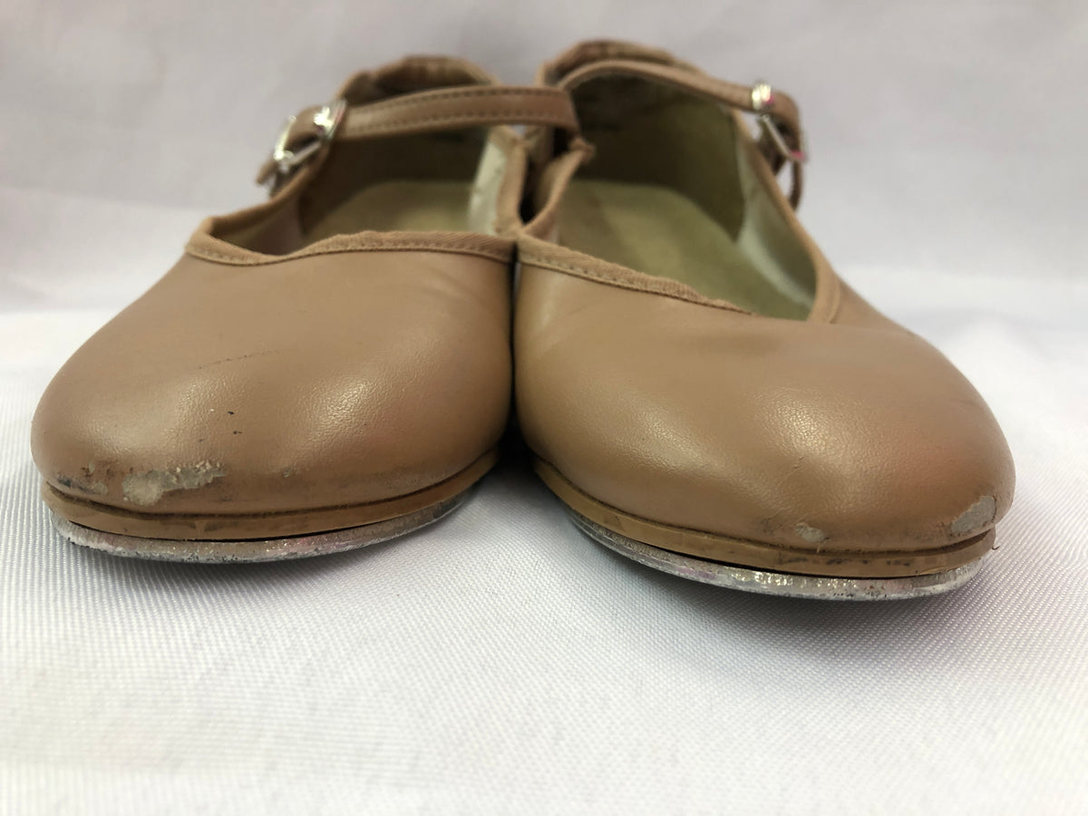 Pre-Owned Tap Shoes Theatricals T9200C Child 1.5M Leather Buckle