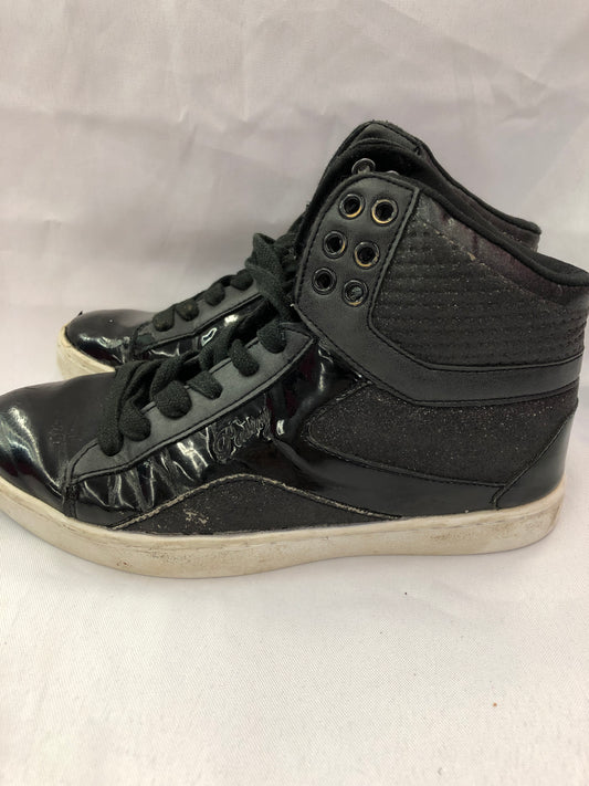 Pre-Owned Hip Hop Shoes Pastry 6M Adult High Top Sneakers Glitter