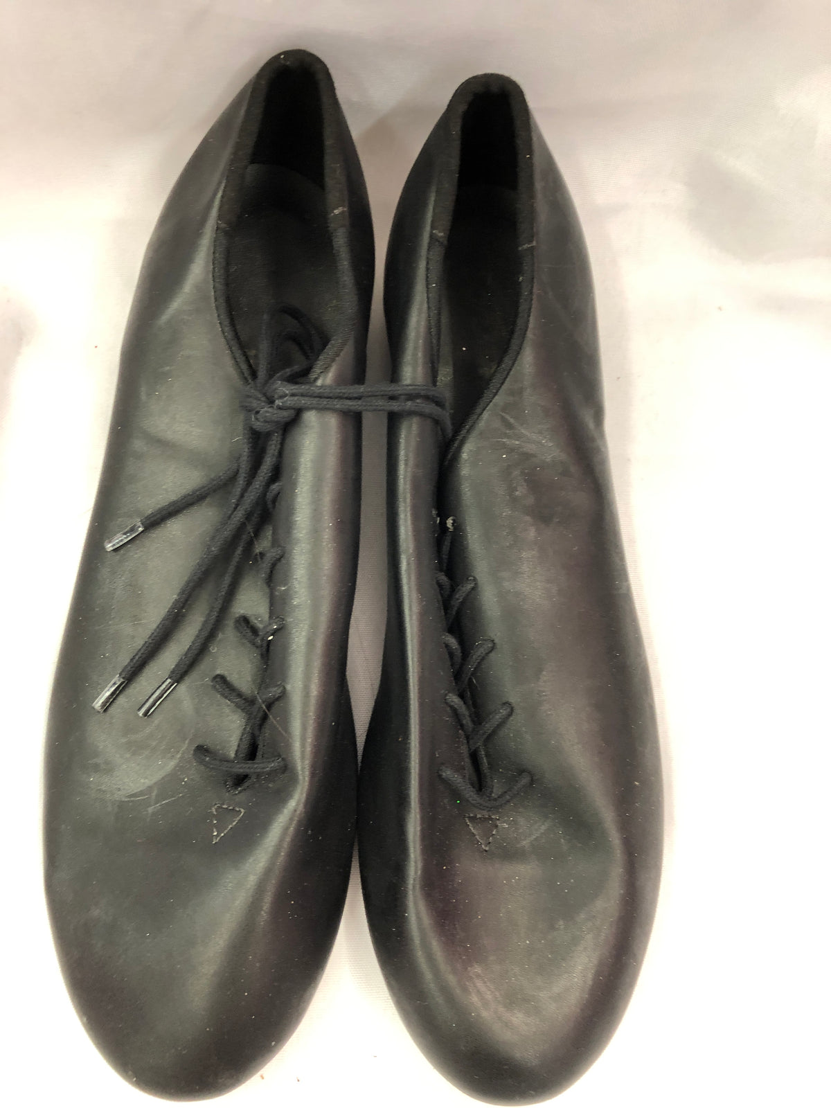 Pre-Owned Tap Shoes SoDanca Adult 10M Oxford Leather Lace Up Student