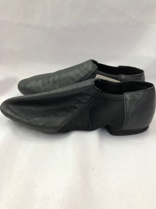 Pre-Owned Jazz Shoes DanzNMotion Youth 5M Stretch Leather Pull On Split Sole