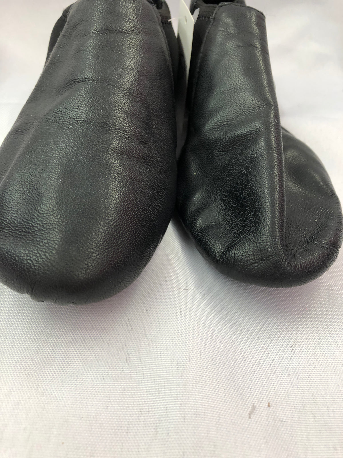 Pre-Owned Jazz Shoes DanzNMotion Youth 5M Stretch Leather Pull On Split Sole