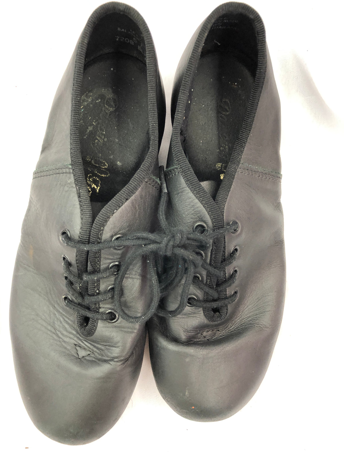 Pre-Owned Clogging Shoes Steven Stompers Adult 5.5M Oxford Leather Split Sole
