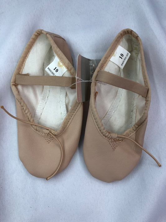 New Ballet Shoes Freestyle Child 10M Leather Full Sole
