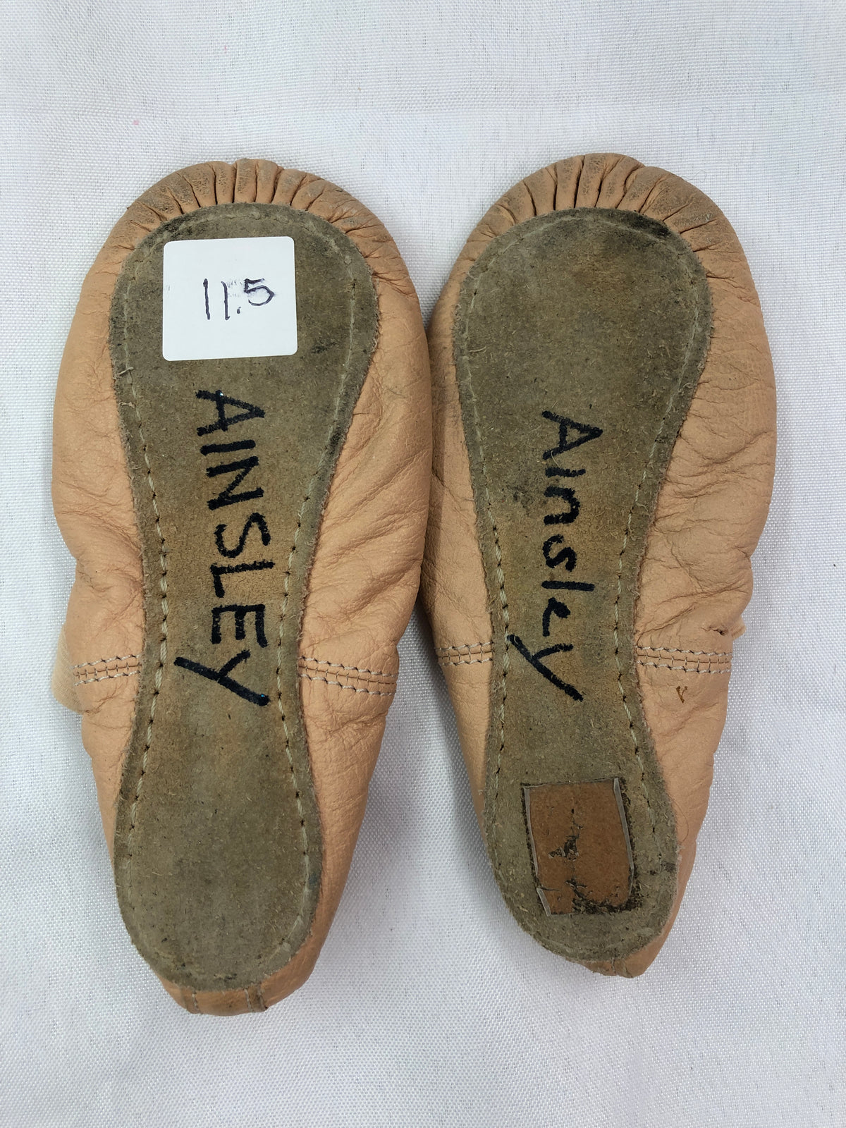 Pre-Owned Ballet Shoes Pink Child 11.5M DUX Dance Full Sole