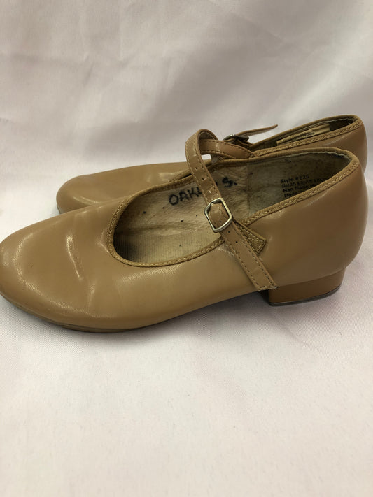 Pre-Owned Tap Shoes Revolution Style 826 6M Adult Mary Jane Buckle Tan