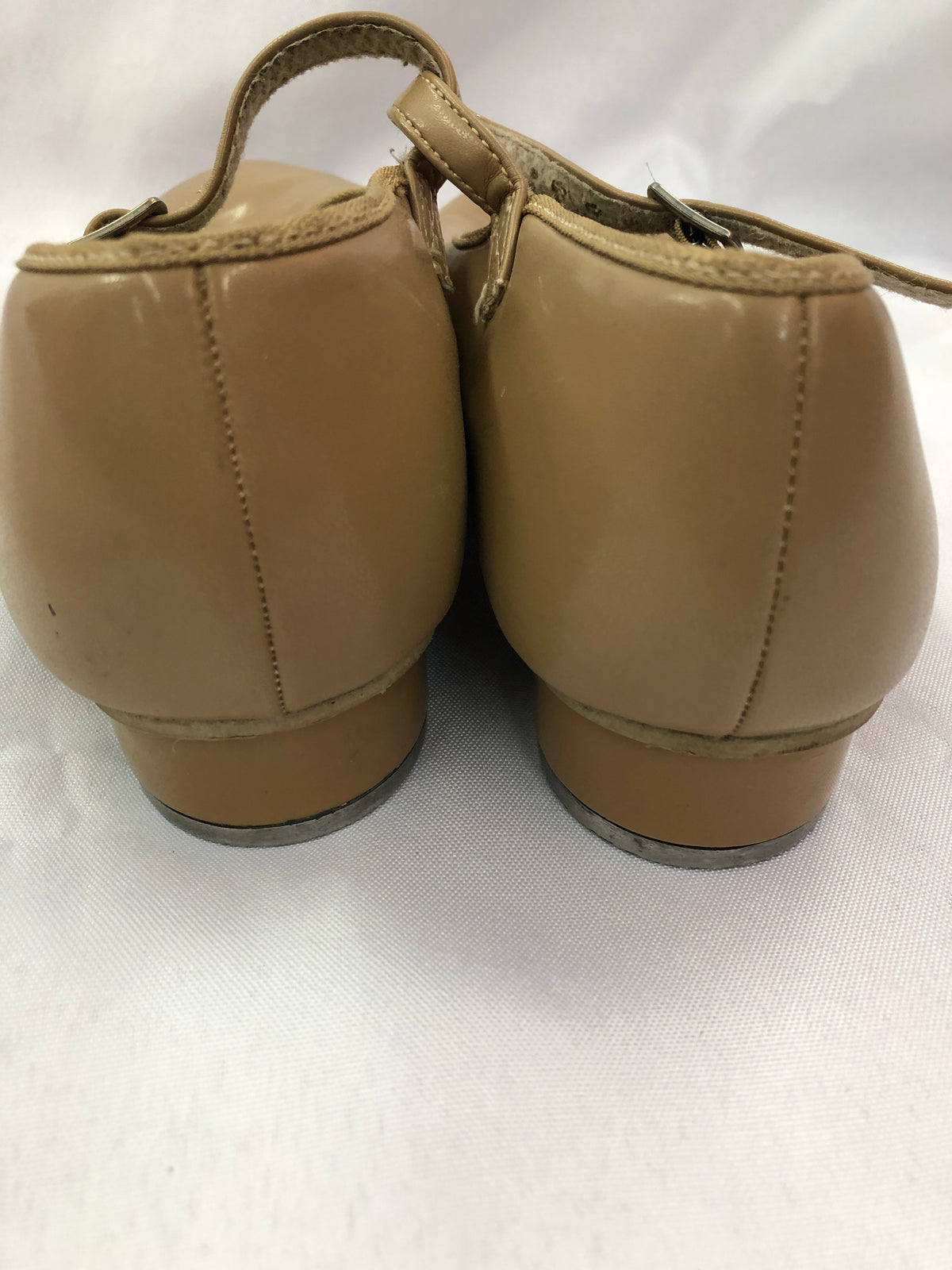Pre-Owned Tap Shoes Revolution Style 826 6M Adult Mary Jane Buckle Tan