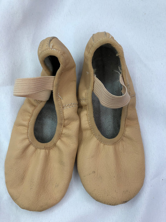 Pre-Owned Ballet Shoes Pink Child 12M DUX Dance Full Sole