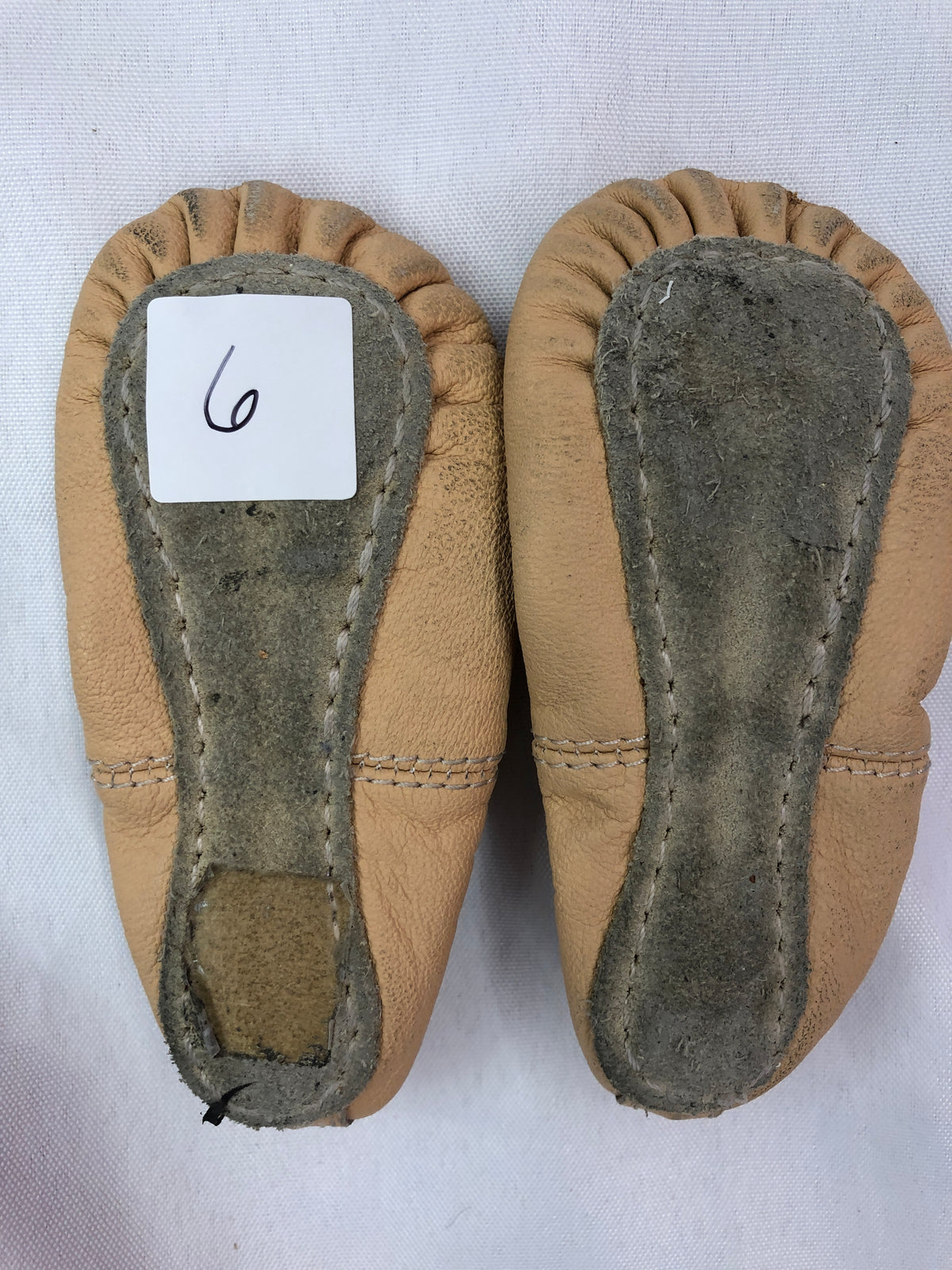 Pre-Owned Ballet Shoes Pink Toddler Child 6M DUX Dance Full Sole
