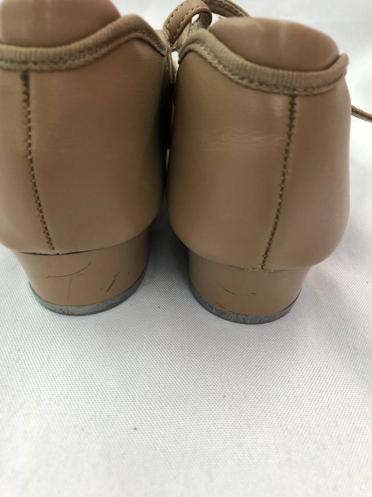Pre-Owned Tap Shoes Dancing Fair 6M Adult Mary Jane Leather Buckle