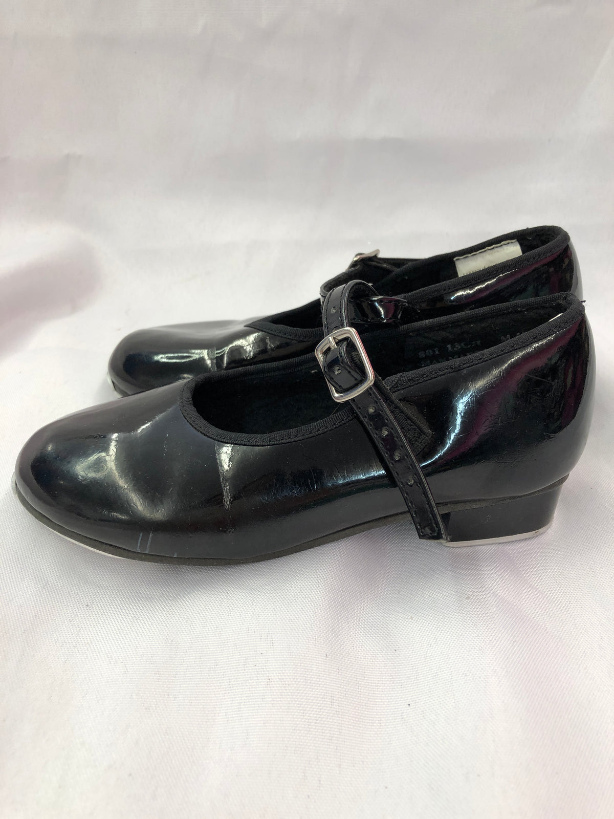 Pre-Owned Tap Shoes Revolution Style 801 13M Toddler Child Mary Jane Buckle Tan