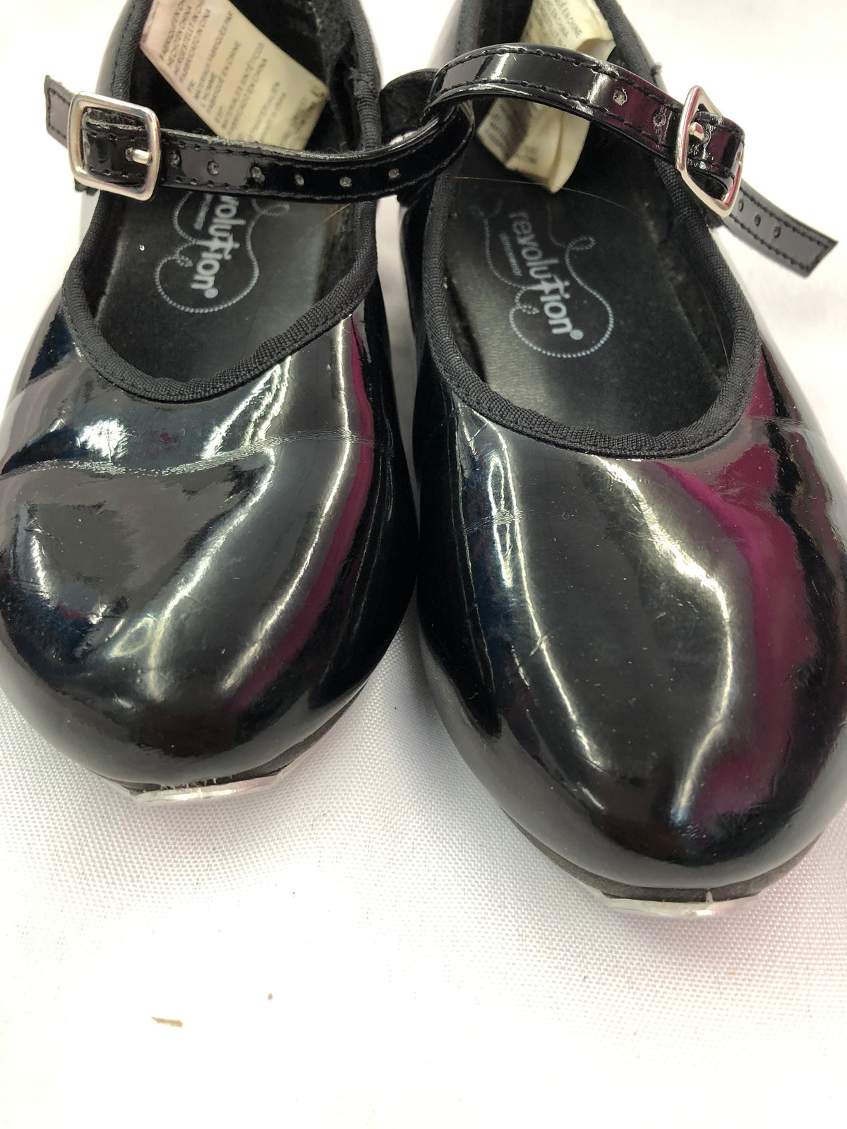 Pre-Owned Tap Shoes Revolution Style 801 13M Toddler Child Mary Jane Buckle Tan