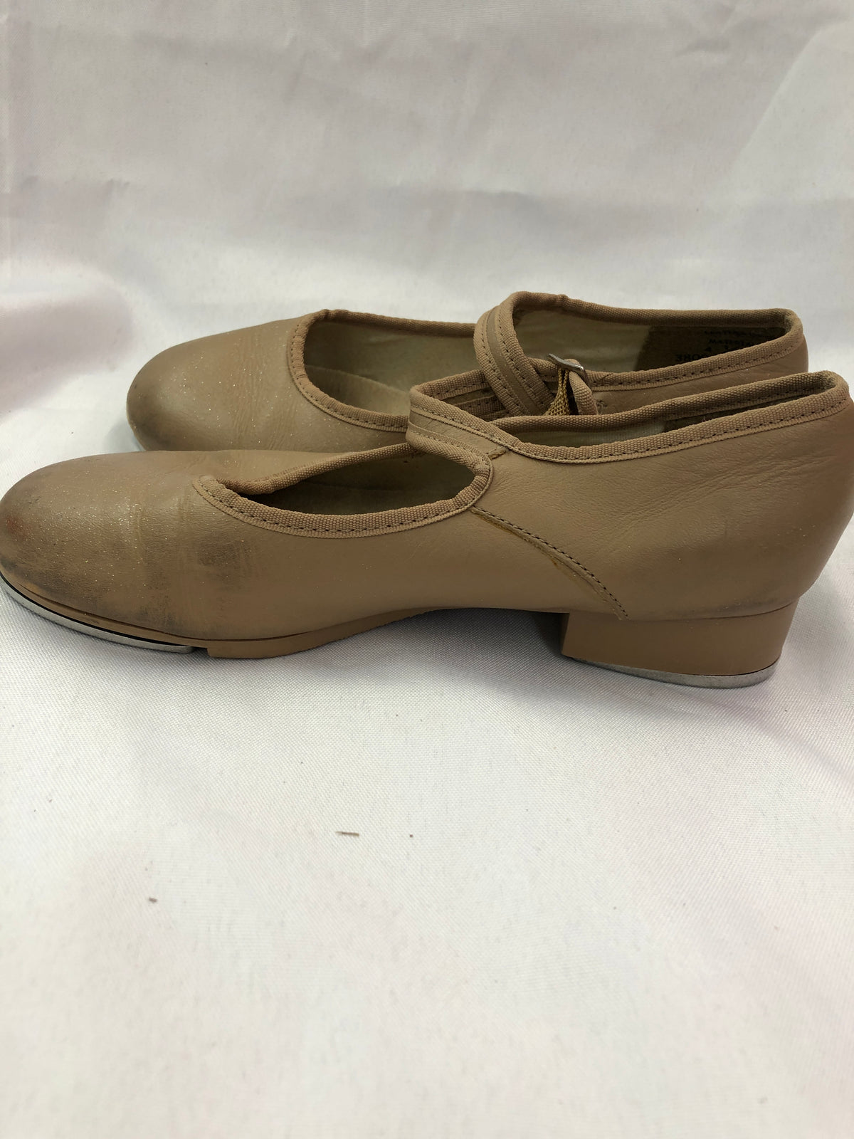 Dance Tap Shoes Capezio Child 4.5M Mary Jane Leather Buckle Student