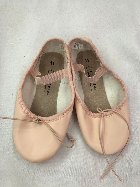 Pre-Owned Ballet Shoes Freestyle Child 11M Leather Full Sole