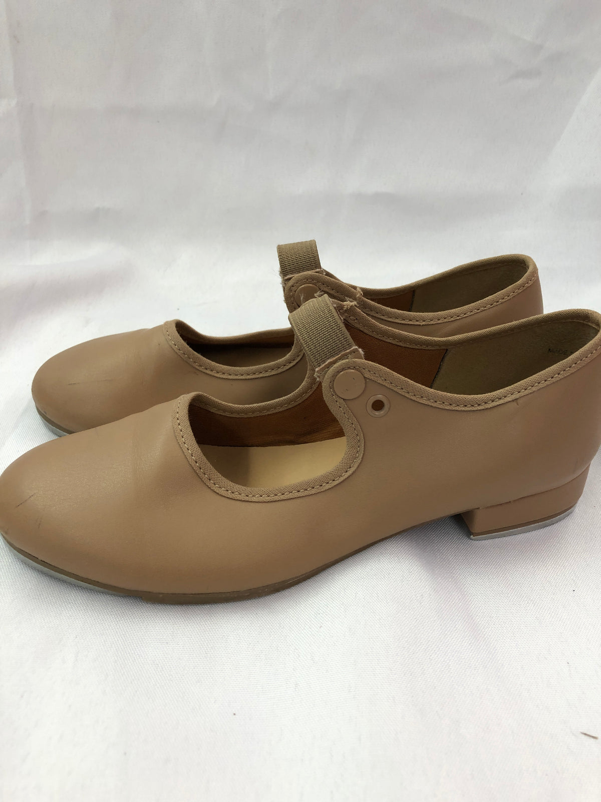 Pre-Owned Tap Shoes SoDanca Child 2M Tan Tyette TA35