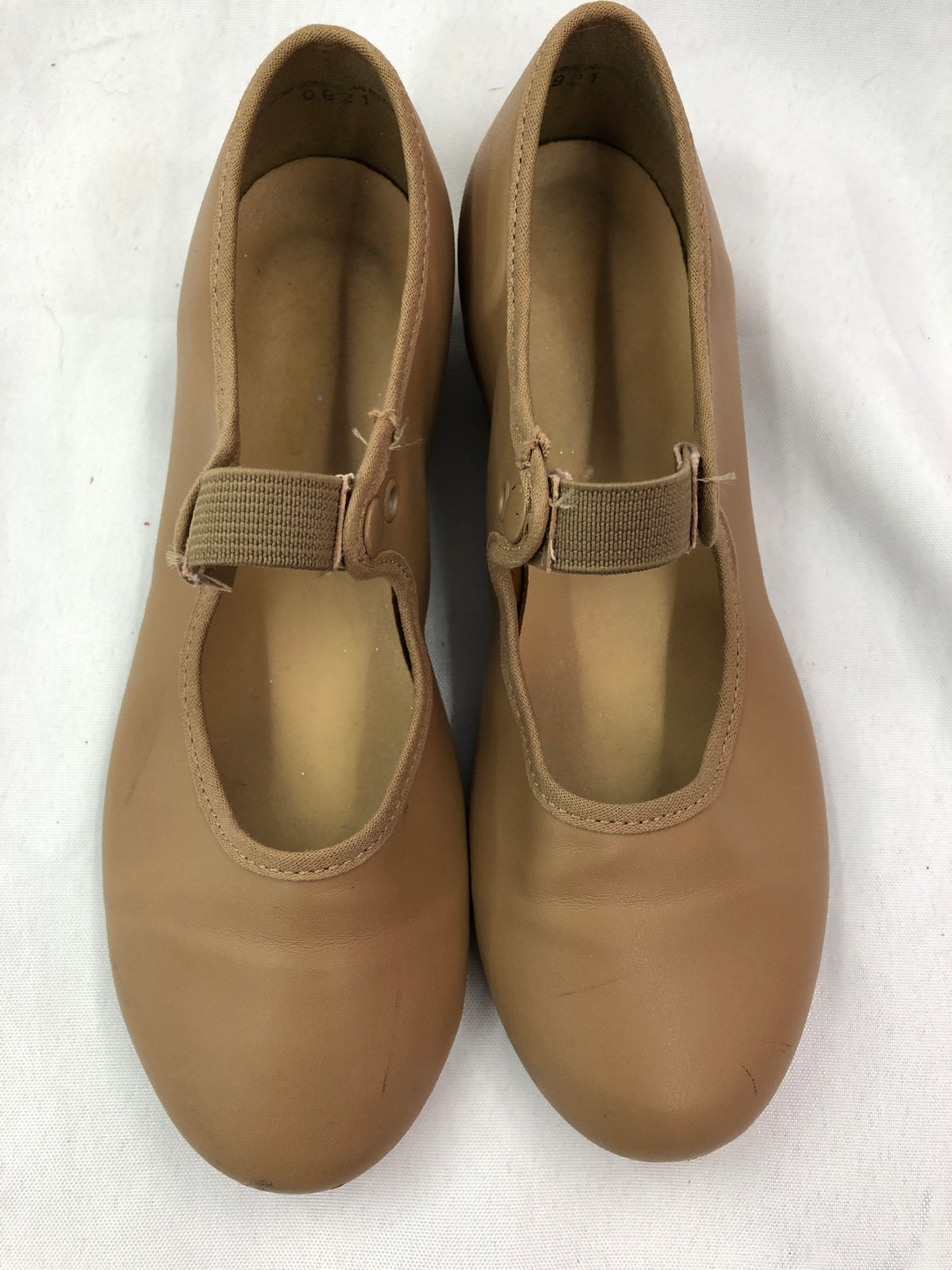 Pre-Owned Tap Shoes SoDanca Child 2M Tan Tyette TA35