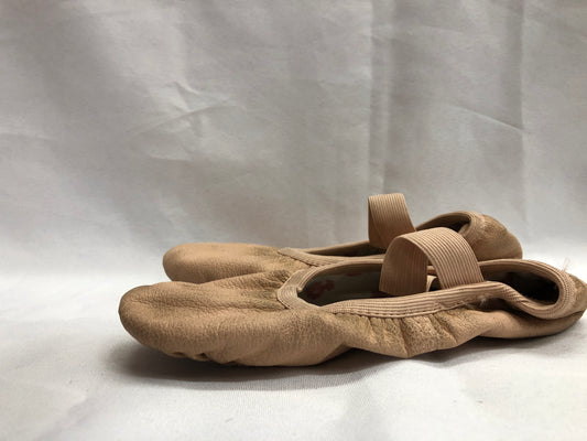 Pre-Owned Ballet Shoes SoDanca Child 13.5A Pull On Leather Single Strap Full Sole