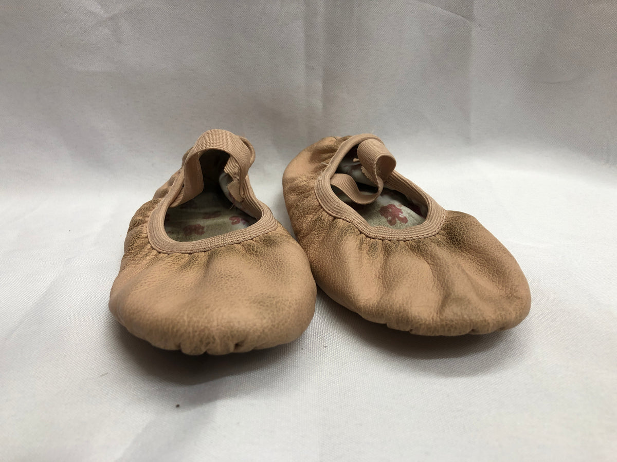 Pre-Owned Ballet Shoes SoDanca Child 13.5A Pull On Leather Single Strap Full Sole