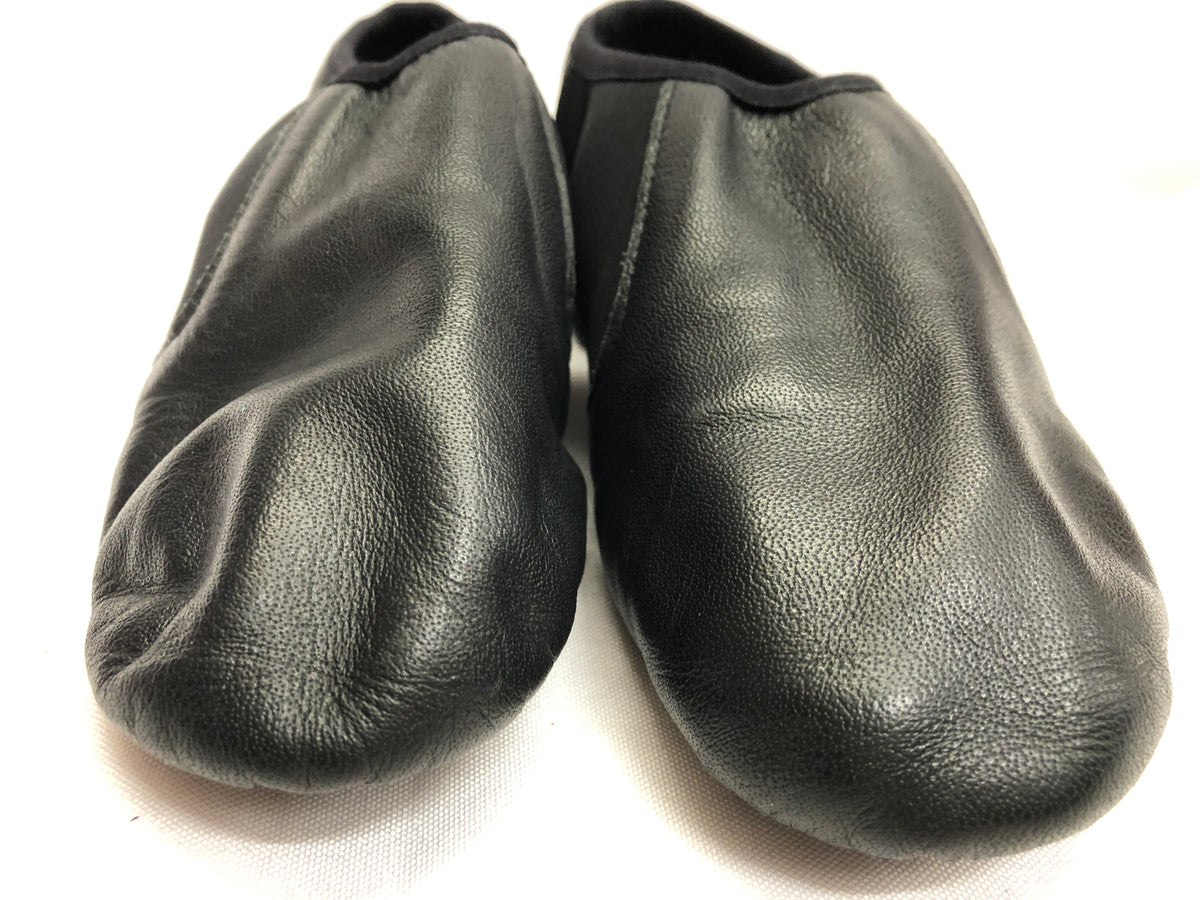 Pre-Owned Jazz Shoes DanzNMotion Youth 5.5M Stretch Leather Pull On Split Sole